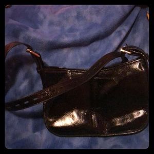 Black HOBO Pure with adjustable strap